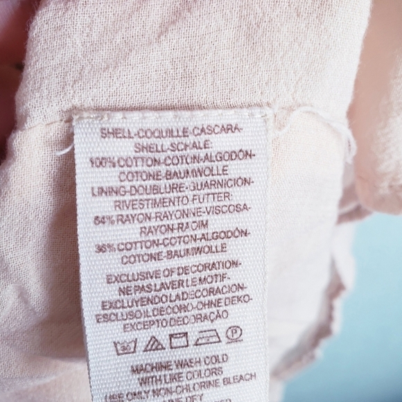 Free People Cotton Hi Low Embroidered Ruffle Dress - Picture 7 of 9